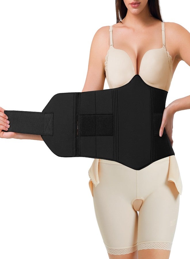 YERKOAD 360 Lipo Foam Ab Board Post Surgery Liposuction Abdominal Compression Boards Tummy Tuck Recovery Waist Cincher（Black,M - Image 1